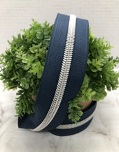 Load image into Gallery viewer, Navy Blue Zipper Tape Retail
