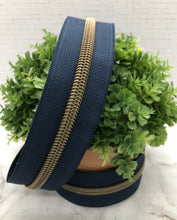 Load image into Gallery viewer, Navy Blue Zipper Tape Retail
